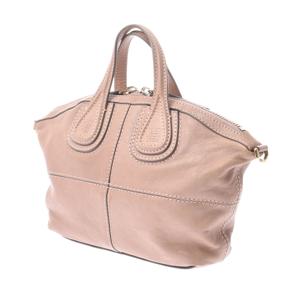 Givenchy Handbag Beige Nightingale Leather Bag Pink